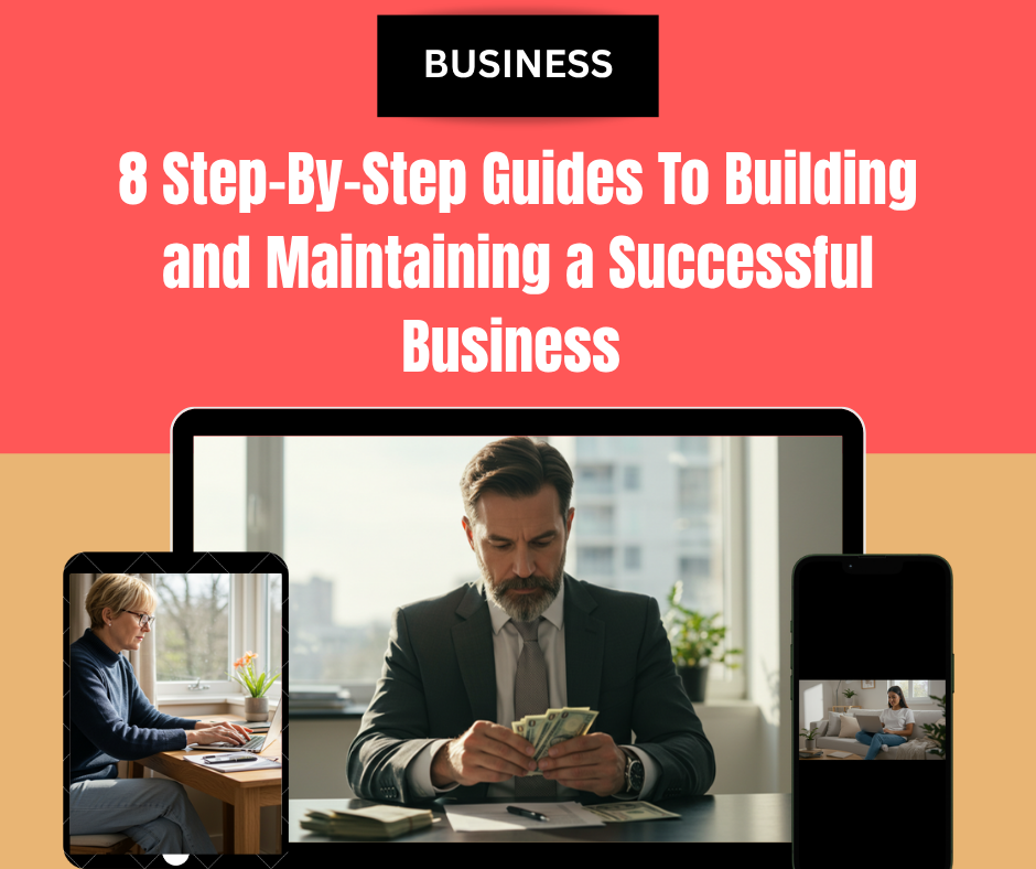 Bundle: 8 Step-By-Step Guides To Building and Maintaining a Successful Business