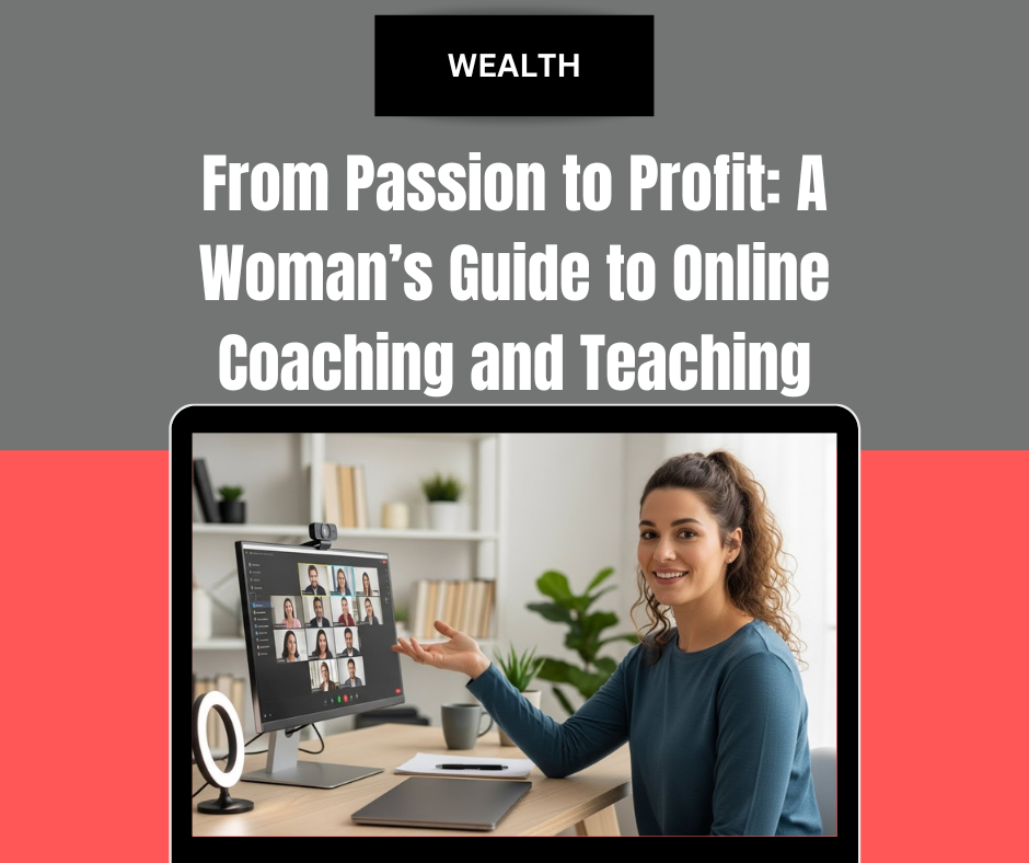 From Passion to Profit: A Woman’s Guide to Online Coaching and Teaching